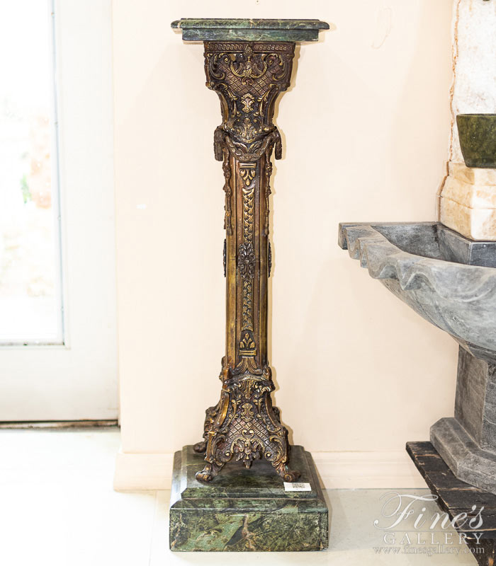 Bronze Bases  - Bronze And Marble Base  - BB-113