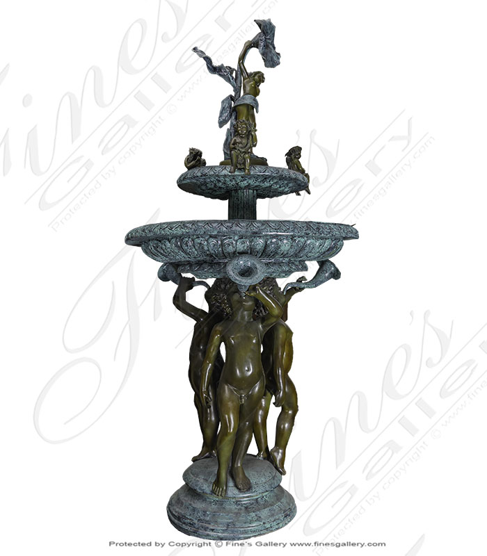 Bronze Fountains  - Mythical Bronze Fountain - BF-110