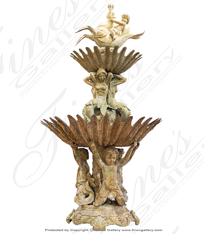 Bronze Fountains  - Mythical Sea Fountain - BF-137