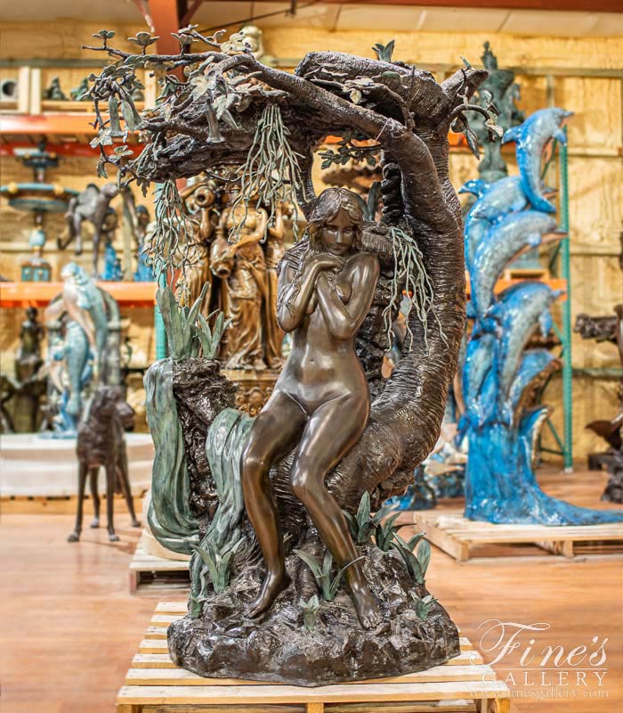 Bronze Fountains  - Nude Female Bronze Fountain - BF-550