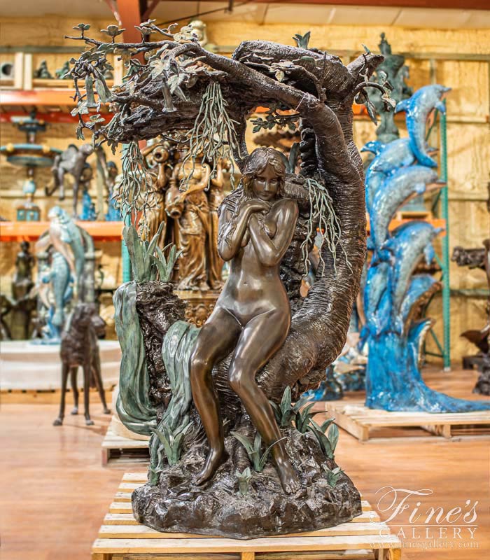 Bronze Fountains  - Nude Bronze Fountain - BF-591