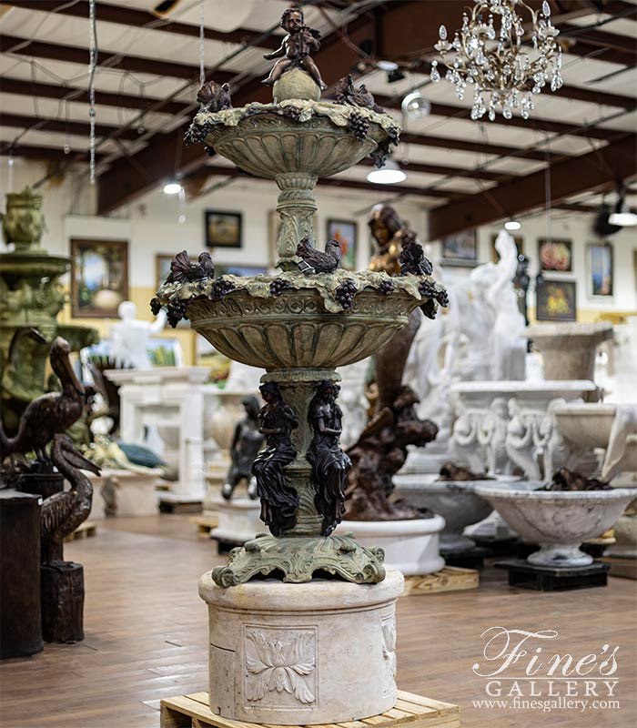 Search Result For Bronze Fountains  - Bronze Fountain With Cherubs & Angels - BF-213