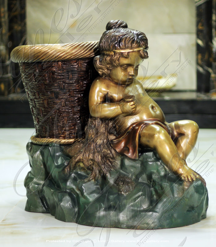 Bronze Fountains  - Little Baby Bronze Fountain - BF-230