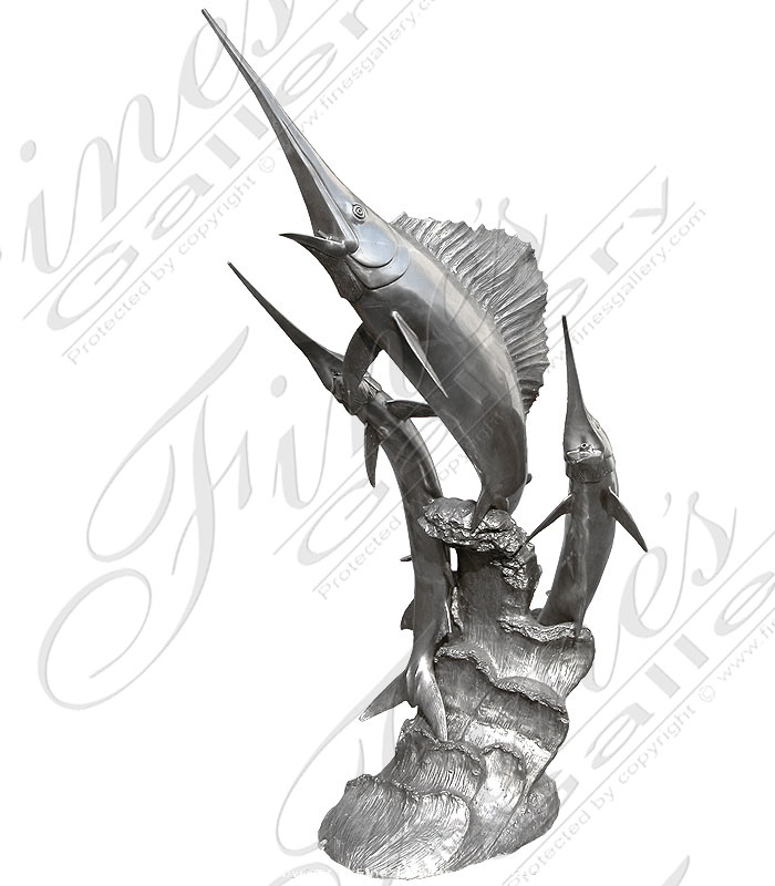 Bronze Fountains  - Silver Marlins - BF-267