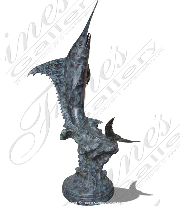 Bronze Fountains  - Bronze Marlin - BF-291