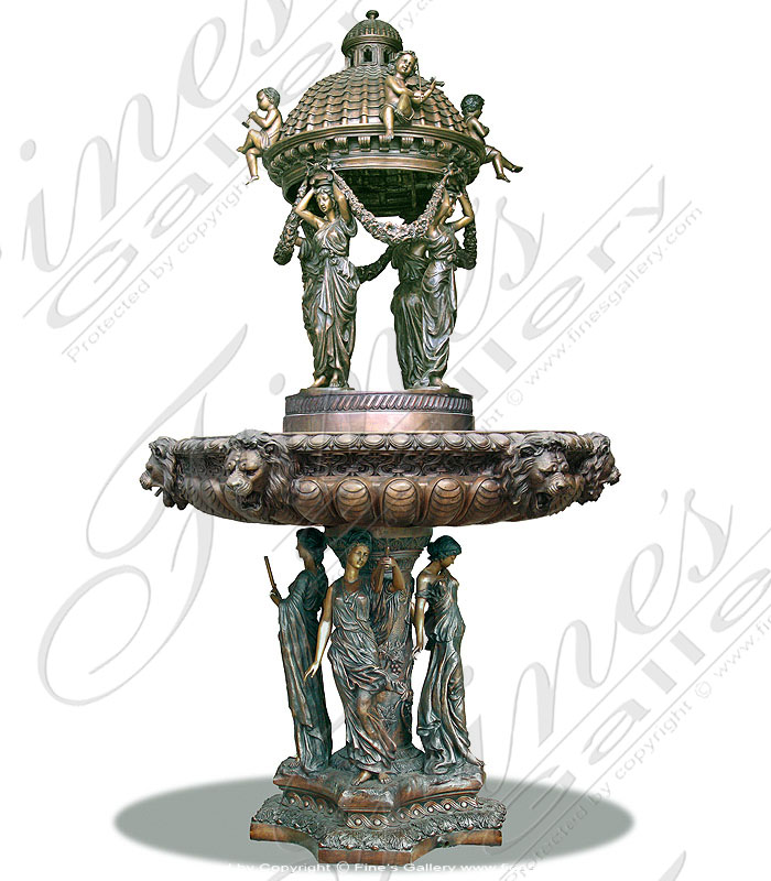 Bronze Fountains  - The Temple Of Athena - BF-293