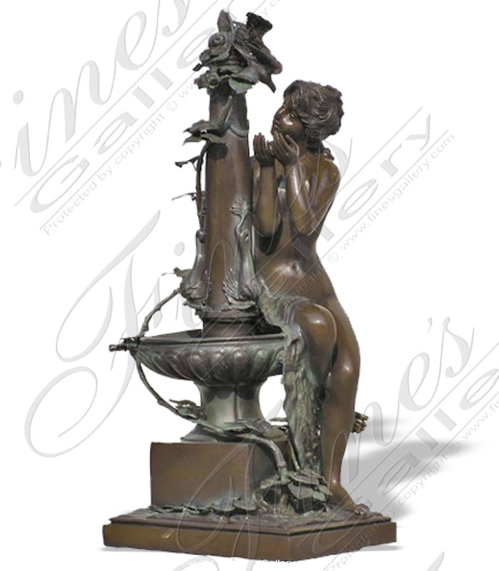 Bronze Fountains  - Bronze Female Fountain - BF-318