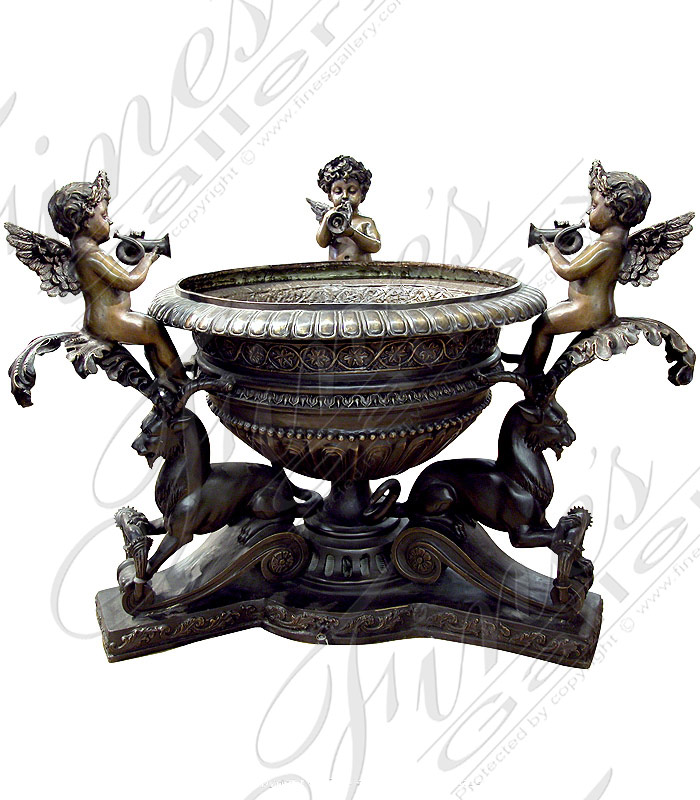 Bronze Fountains  - Three Angels Bronze Fountain - BF-377