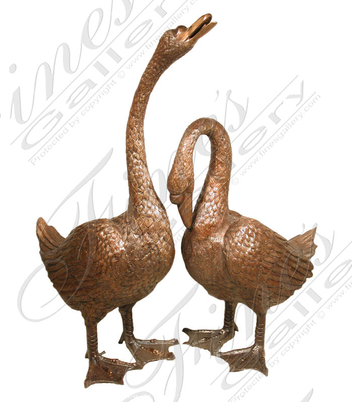 Bronze Fountains  - Bronze Geese - BF-385