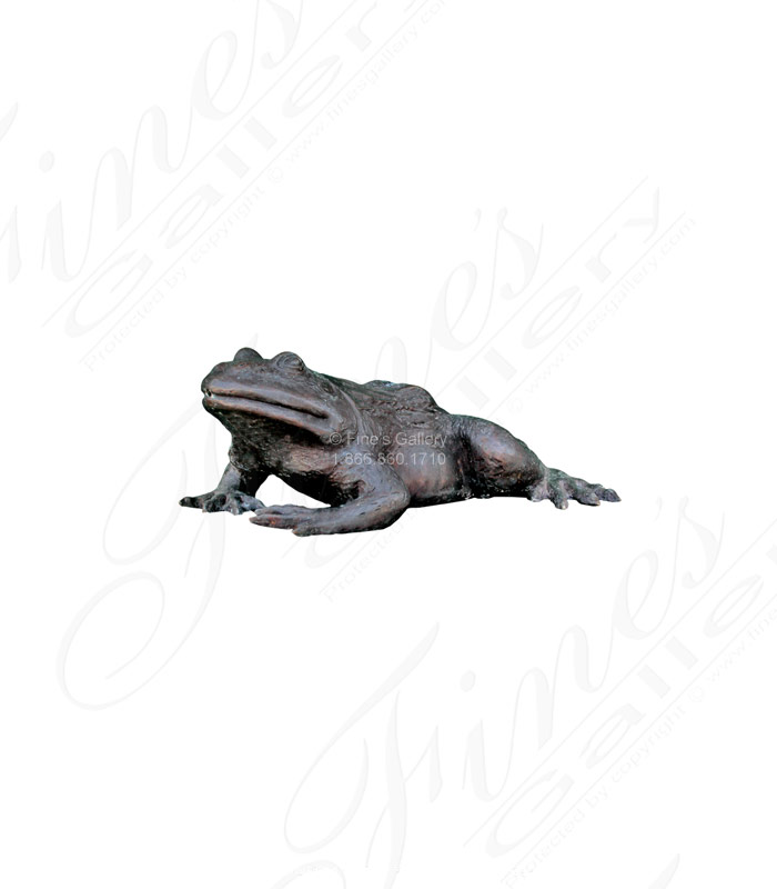 Bronze Toad Fountain