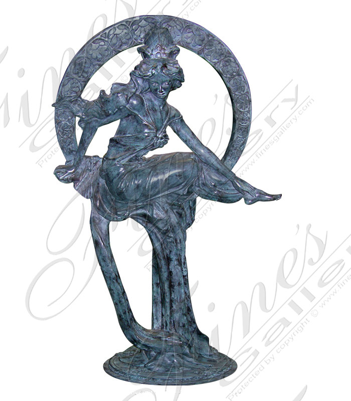 Bronze Fountains  - Bronze Princess Fountain - BF-545