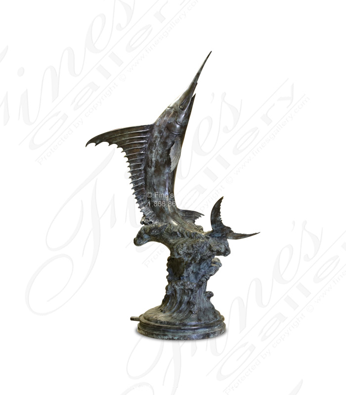 Bronze Fountains  - Marlin Extravagence - BF-555