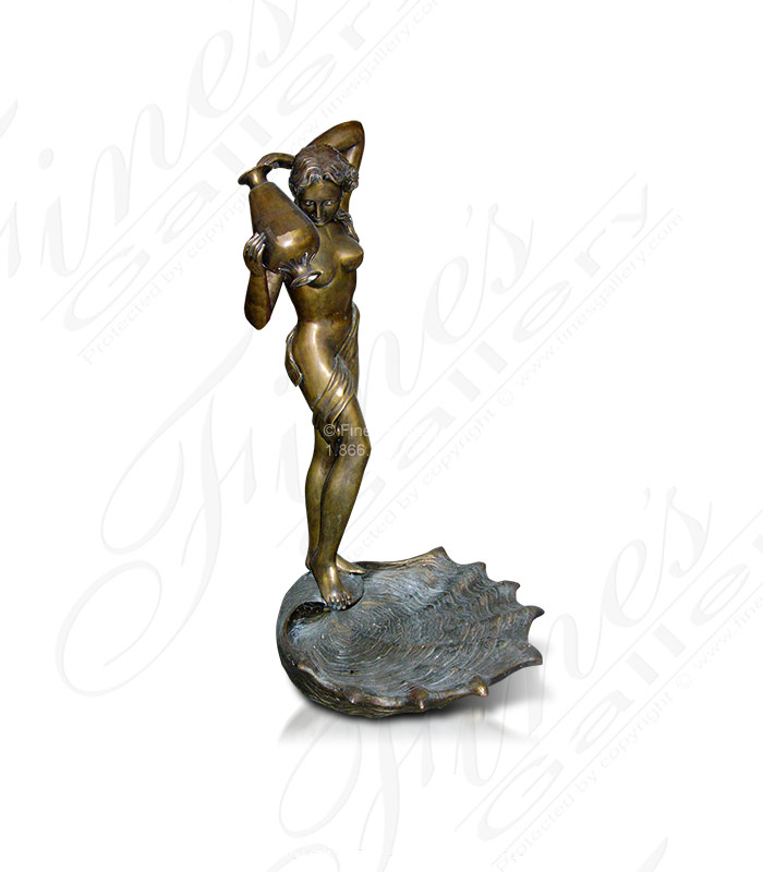 Bronze Fountains  - Nude Female Bronze Fountain - BF-550