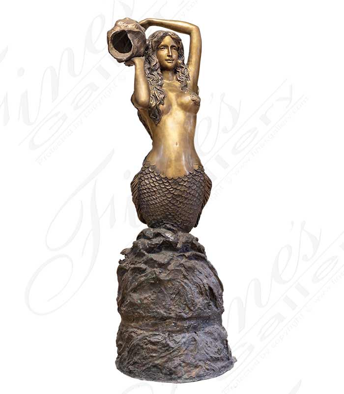 Bronze Fountains  - Bronze Mermaid Fountain - BF-773