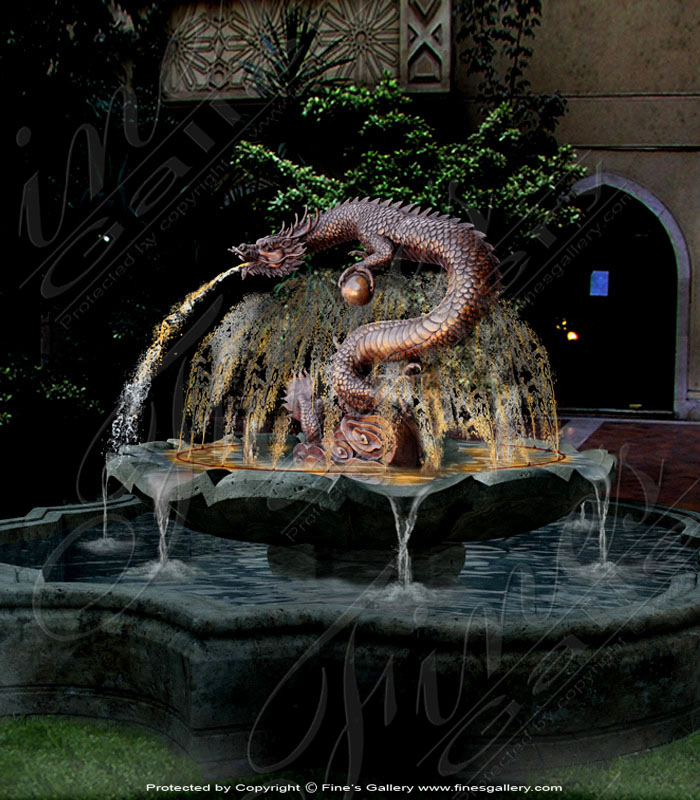 Bronze Fountains  - Bronze Dragon - BF-590