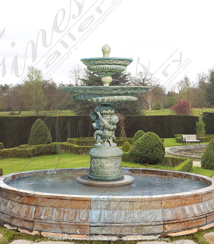 Bronze Fountains  - Garden Fantasy Bronze Fountain - BF-608