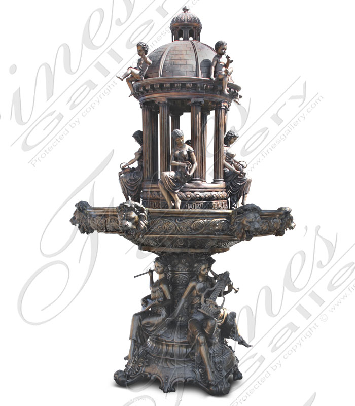 Bronze Fountains  - Royal Garden Bronze Fountain - BF-657