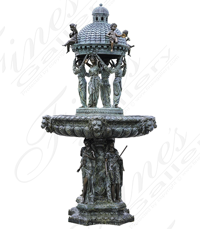 Bronze Fountains  - Luxurious Falls Fountain - BF-658