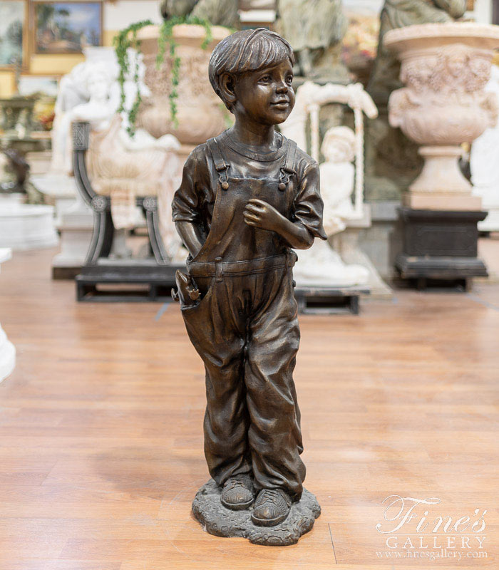 Bronze Fountains  - Boy With Frog In Pocket - BF-750
