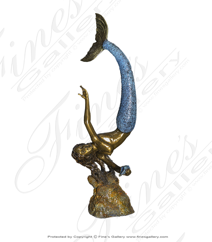 Bronze Fountains  - Bronze Mermaid Fountain - BF-773