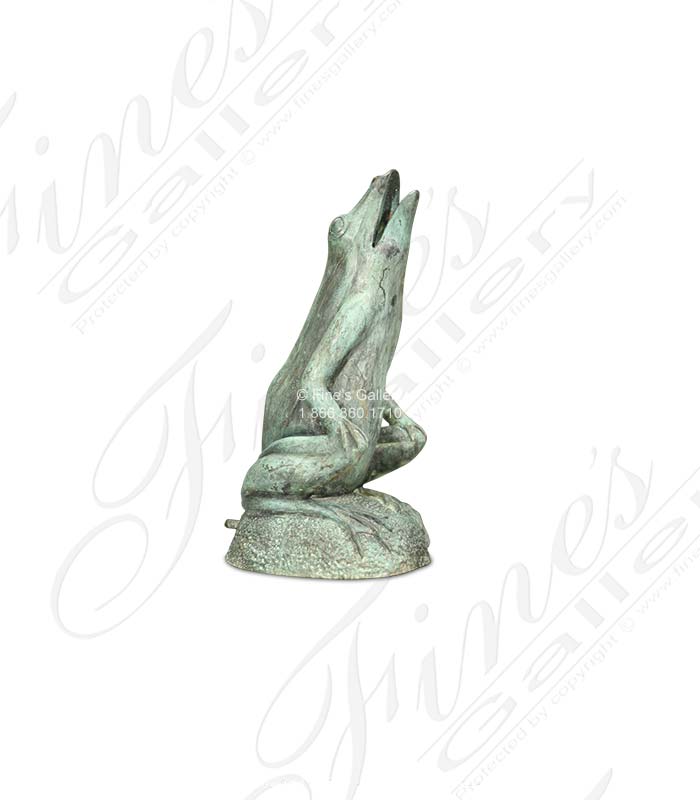 Bronze Fountains  - Bronze Fountain Frog - BF-790