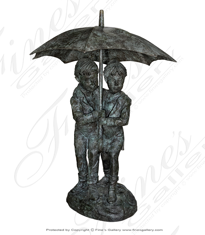 Bronze Fountains  - Bronze Fountain Children Umbrella - BF-796