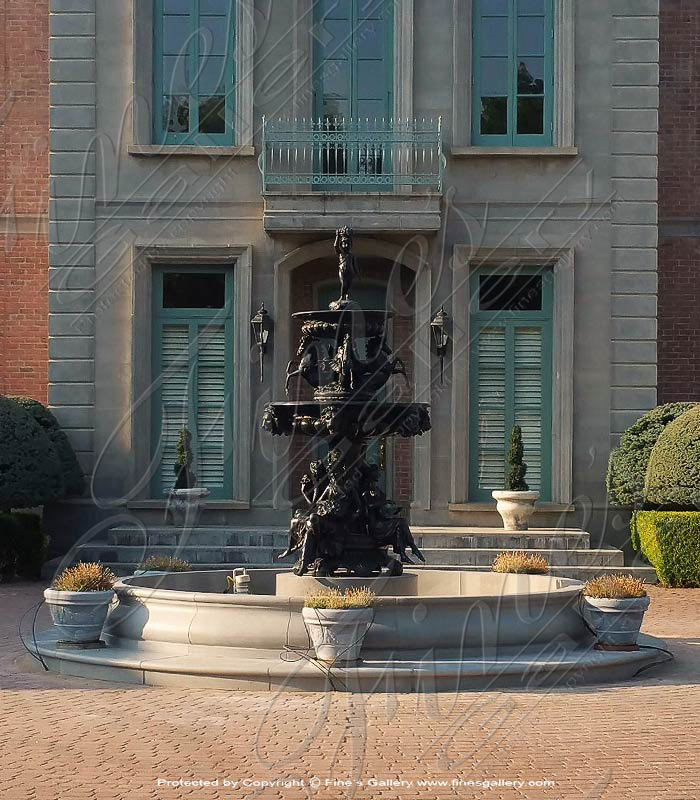 Bronze Fountains  - Bronze Granduer IV Ornate Luxury Fountain - BF-799