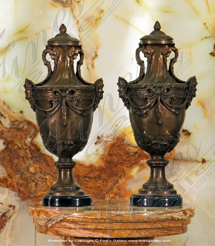 Bronze Planters  - Bronze Urn 17.5 Inches - BP-1181