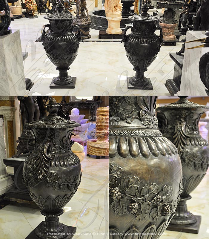 Bronze Planters  - Flora Bronze Unrs - BP-1193