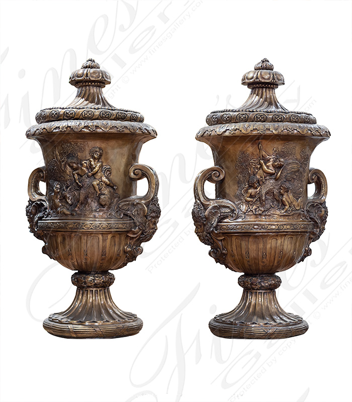 Bronze Planters  - Luxurious Oversized Bronze Planter - BP-1196