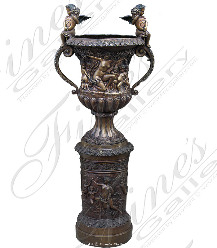 Bronze Planters  - Angel Planter - BP-121