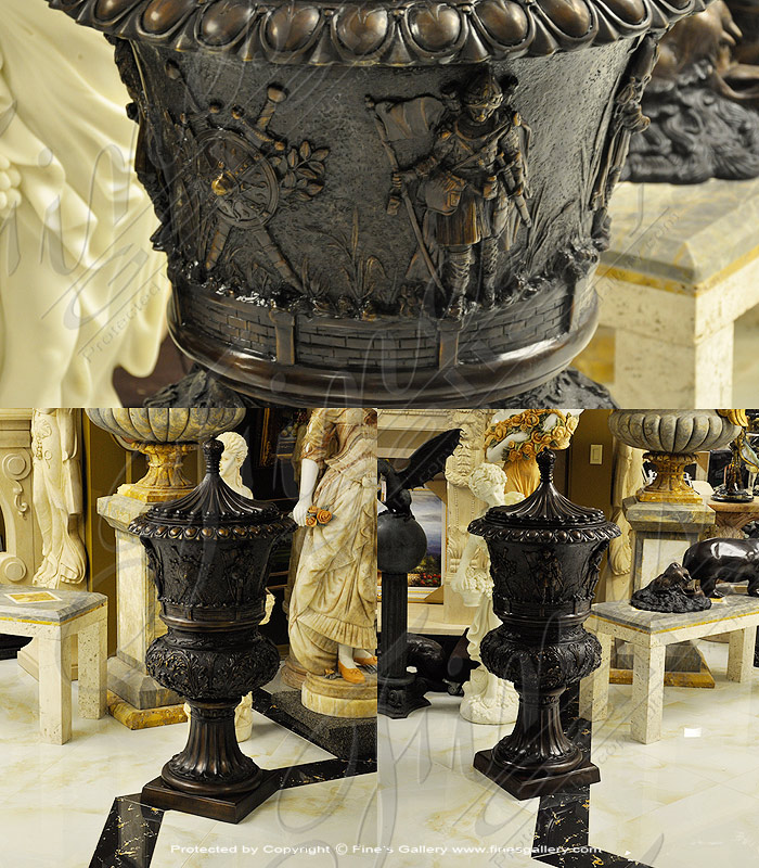 Bronze Planters  - Exotic Bronze Bronze Planters - BP-146