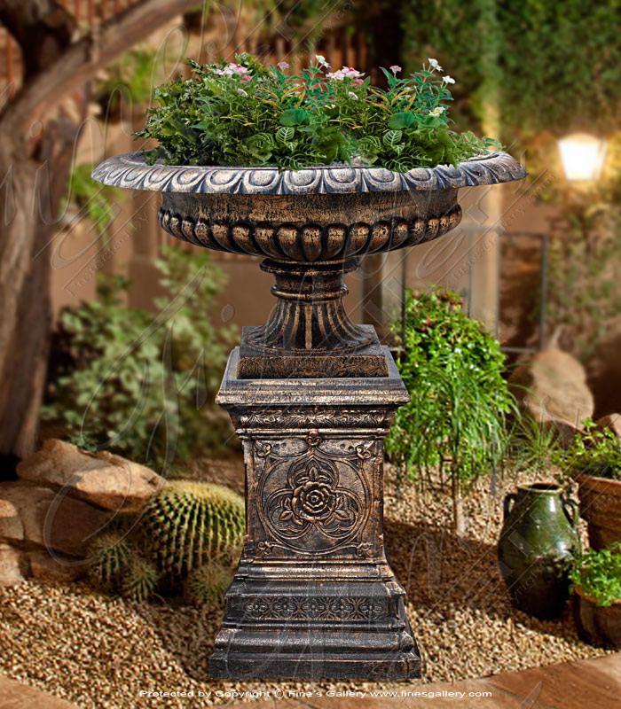 Bronze Planters  - Cast Iron Planter - BP-153