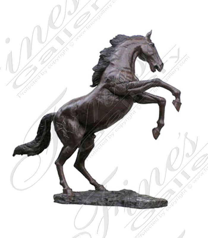 Bronze Statues  - Bronze Horse Carousel Statue - BS-165