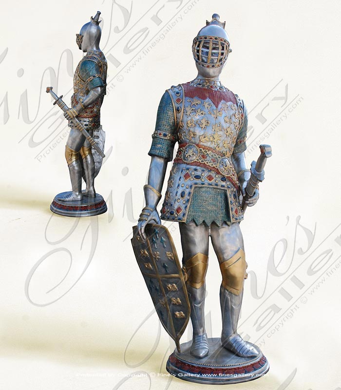 Bronze Statues  - Knight In Armor - BS-1170