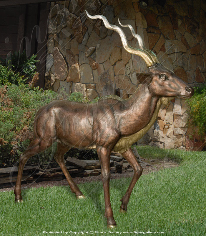 Bronze Statues  - Majestic Bronze Stag - BS-1218