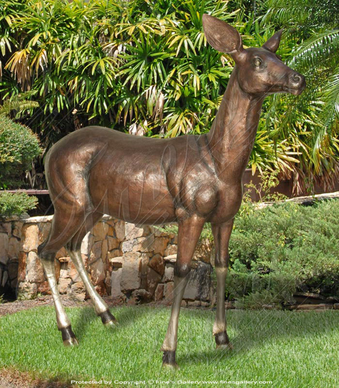 Bronze Statues  - Majestic Bronze Stag - BS-1218