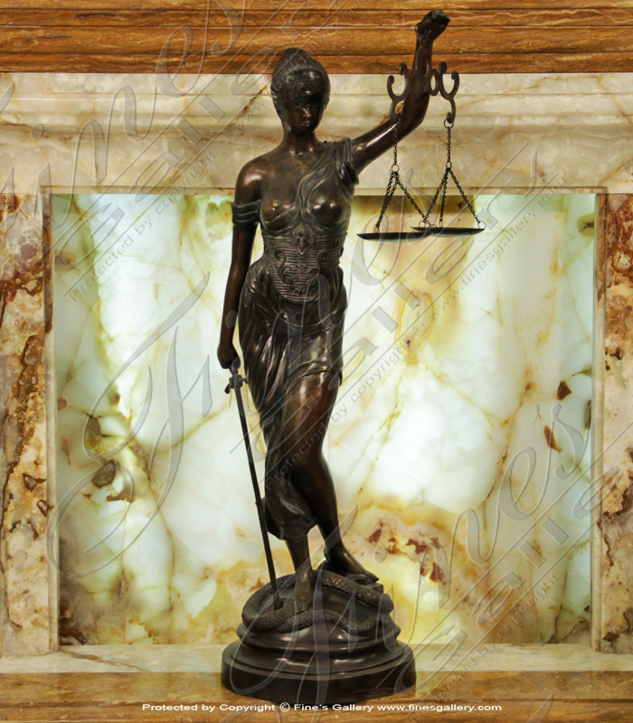 Search Result For Bronze Statues  - Bronze Statue Of Lady Justice - BS-1296