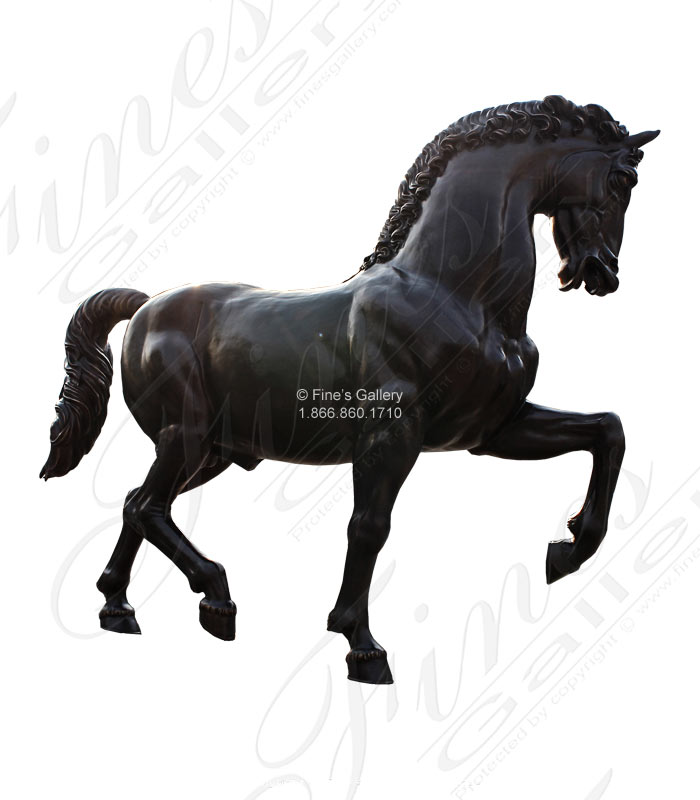 Search Result For Bronze Statues  - Four Rearing Bronze Horses - BS-1412