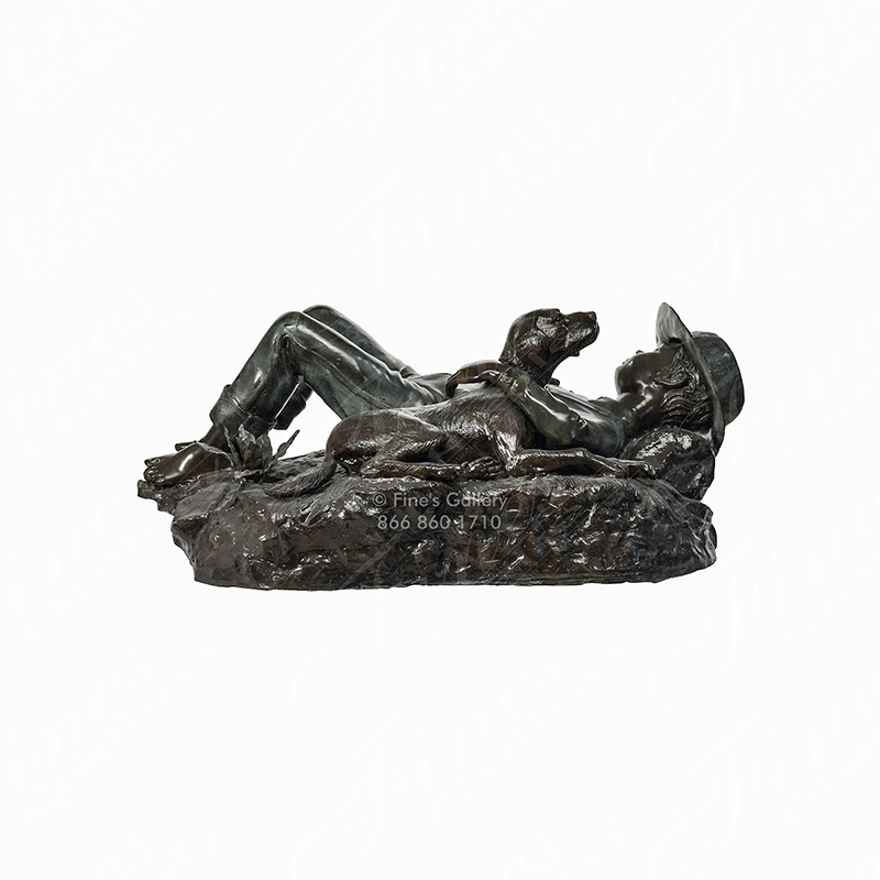 Bronze Statues  - Boys Best Friend - BS-1360