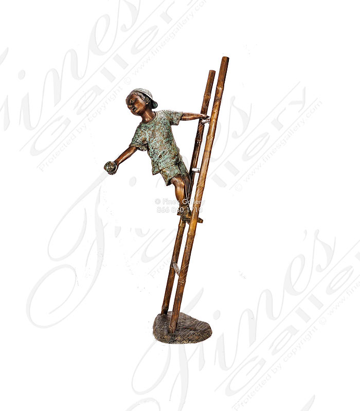 Bronze Statues  - Boy On A Ladder - BS-1368
