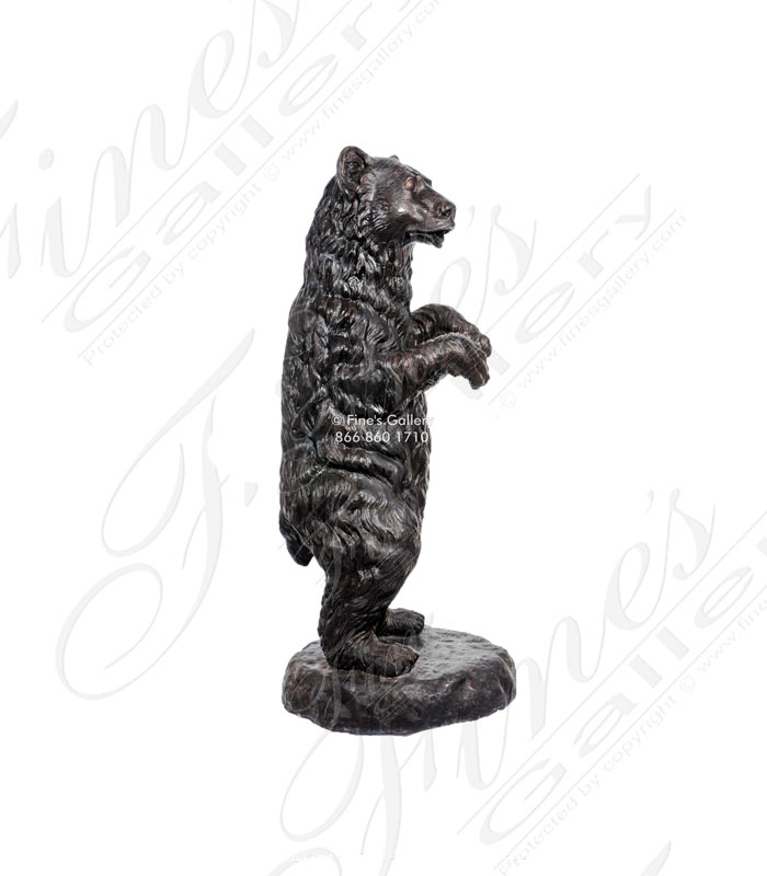 Search Result For Bronze Statues  - Standing Bear Bronze  - BS-1377