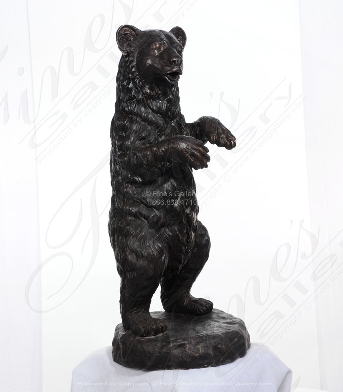 Bronze Statues  - Playful Chimpanzee Bronze Statue - BS-660