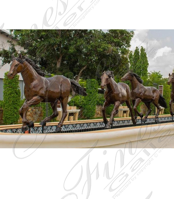 Bronze Statues  - Bronze Horse Sculptures - BS-1379