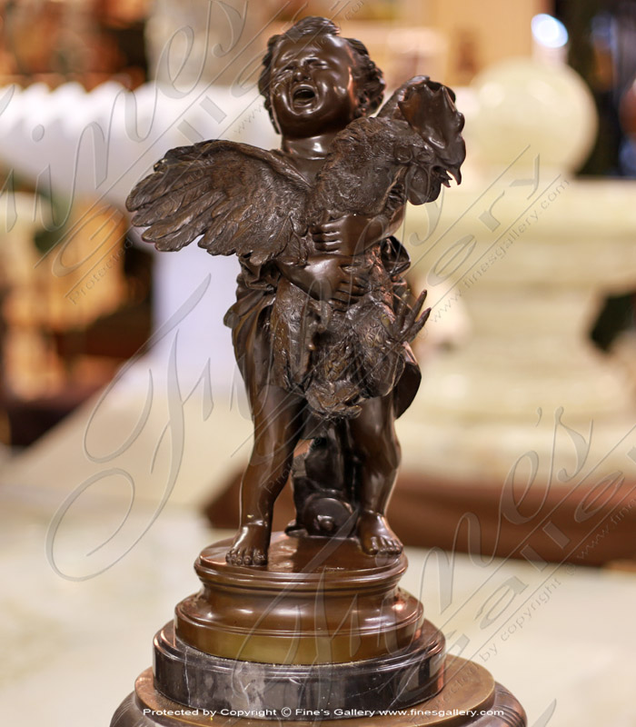 Bronze Statues  - Bronze Statue Crying Child And - BS-1415