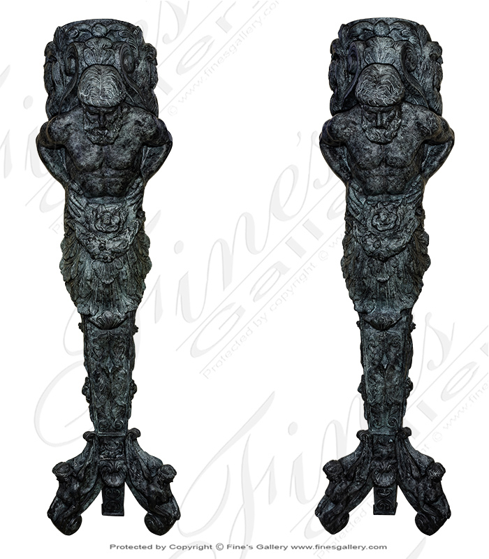 Bronze Statues  - Bronze Statue Pair - BS-1446