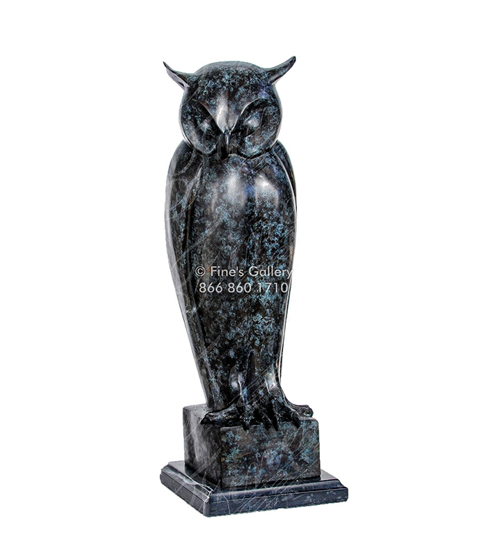 Bronze Statues  - Bronze Owl - BS-1503