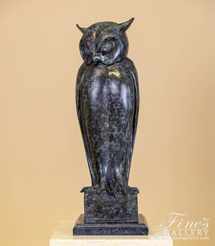 Bronze Statues  - Bronze Owl - BS-1503