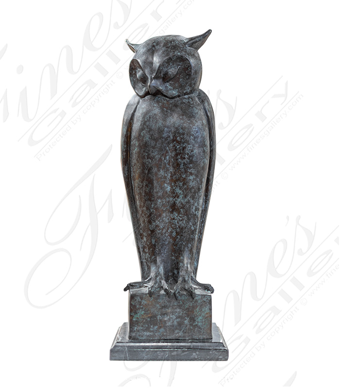 Bronze Statues  - Bronze Owl - BS-1503