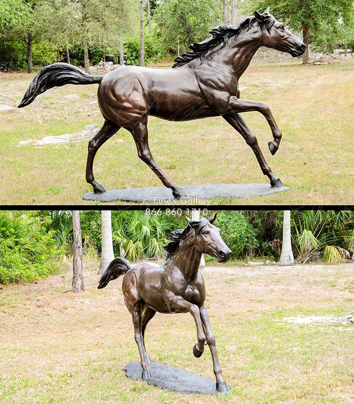 Bronze Statues  - Life Size Bronze Horse - BS-1509
